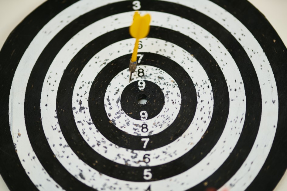 Imagine a captivating dartboard that showcases the true essence of AdWords Keyword Targeting.